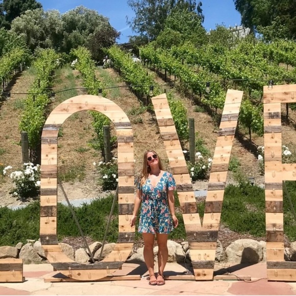 KIVARI Lucia Teal Floral Frill Wrap Mini Dress RRP$190 - Picture 9 of 16